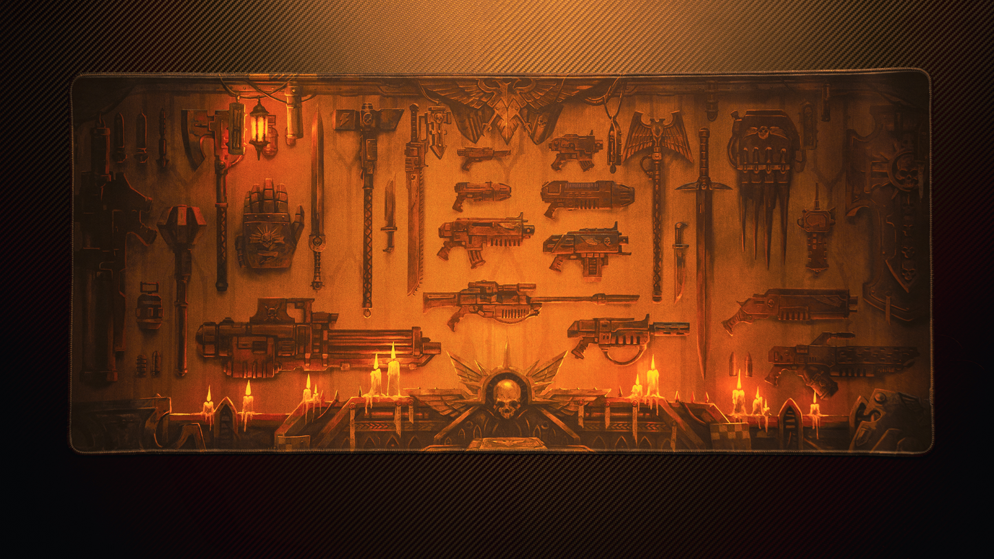 Adeptus Ridiculous | Arsenal of Angels - Desk Mat