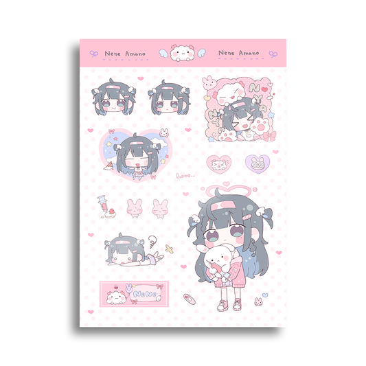 Nene Amano | Chibi - Sticker Sheet