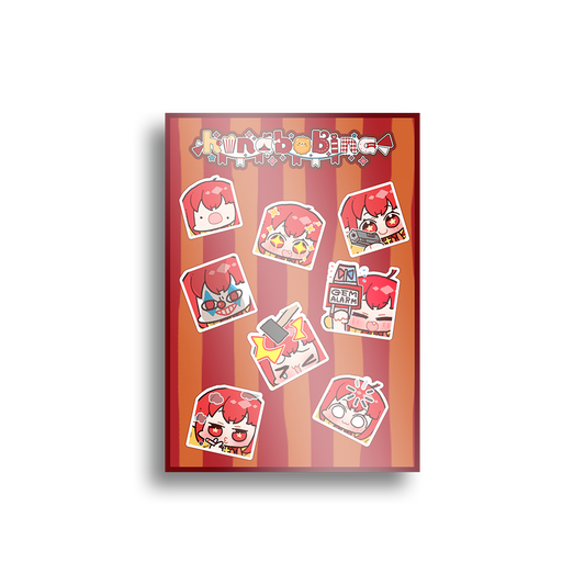 HinaBoBina | Hina Emotes - Sticker Sheet