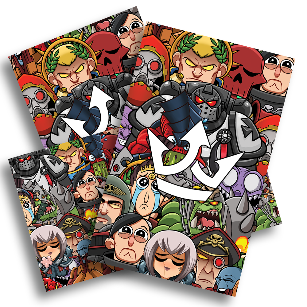 Tabletop Titans | Character Collage - Wallpaper